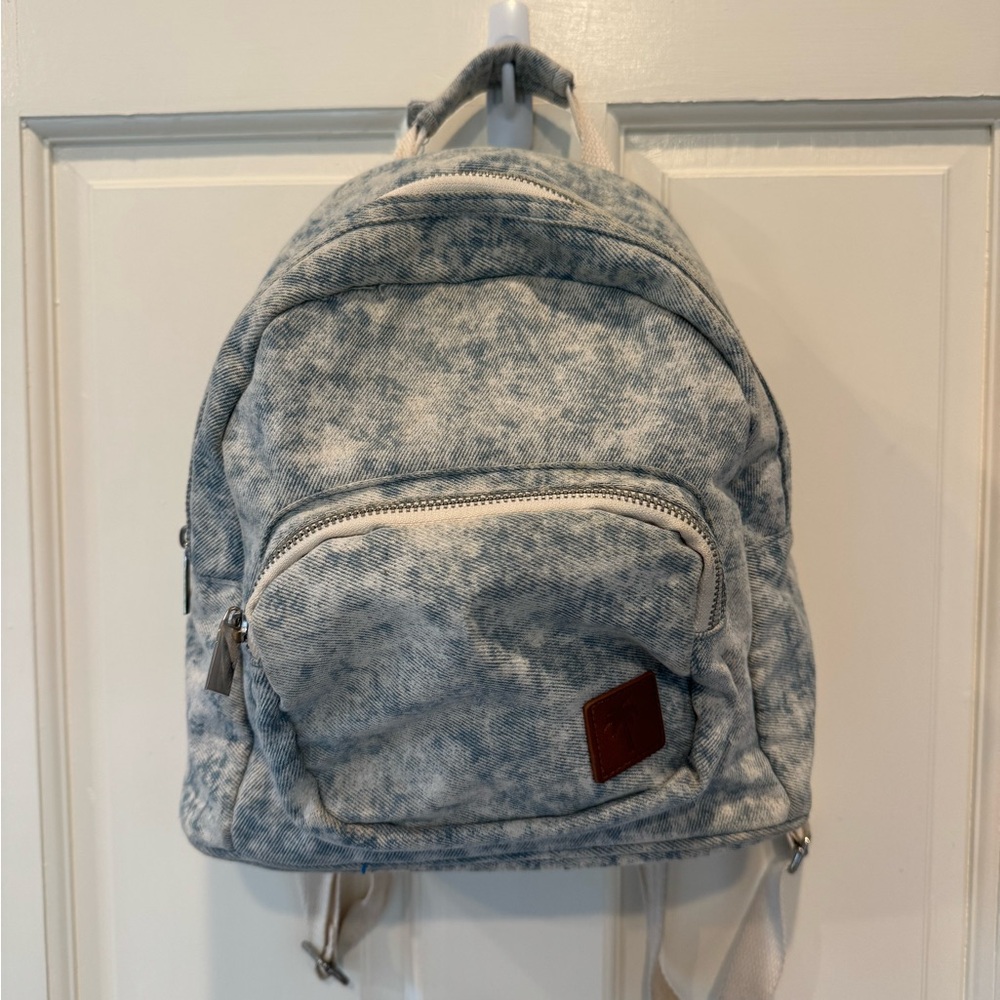 Blue Tie-Dye Backpack